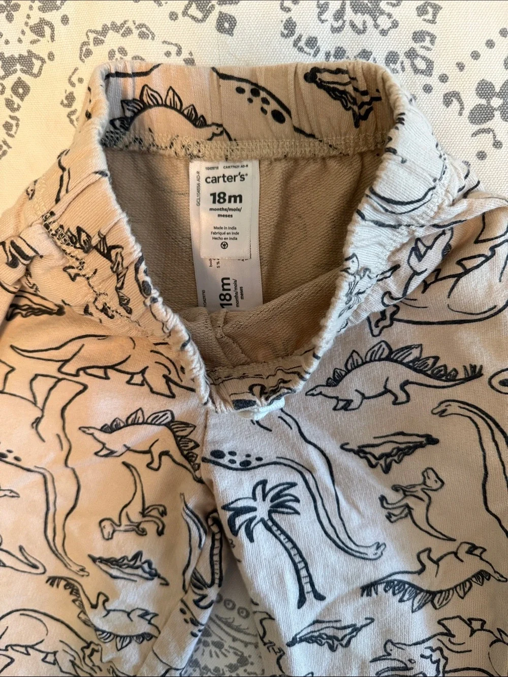 Dinosaur Baby Bodysuit & Pants Set - 18 Months